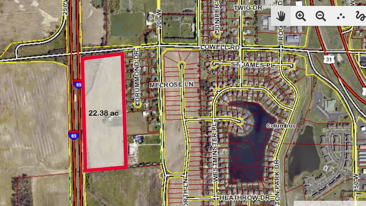 Residential/ Multifamily Development Land: 2455 W Lowell Rd, Columbus, IN 47201